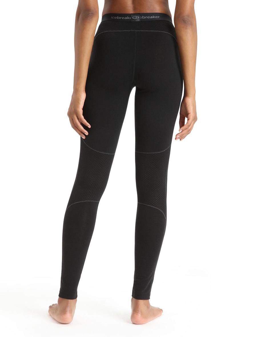 Icebreaker BodyfitZone™ Merino 150 Zone Thermal Naisten Leggingsit Mustat | FI 1543UZGT